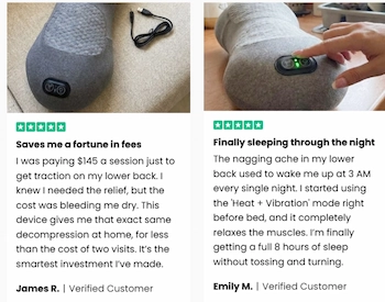 Back Restore Customer Reviews
